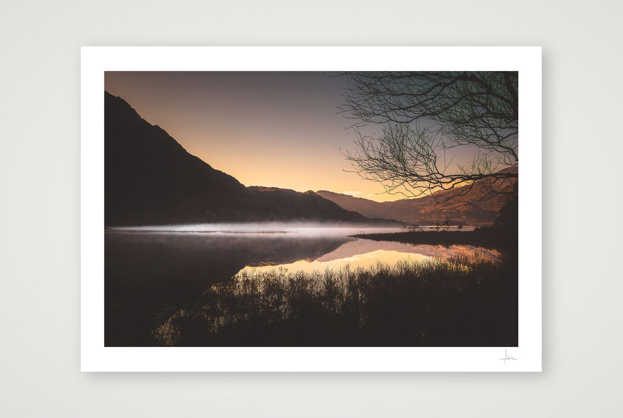Lake Dusk - Mini — A4 (30×21cm, 12×8") Print only